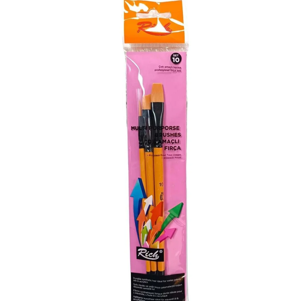 Rich Fırça Seti Karışık 3 Lü SET10-17336