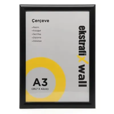 Ekstrafix Çerçeve A4 22 Li Ceviz Fix-çc03