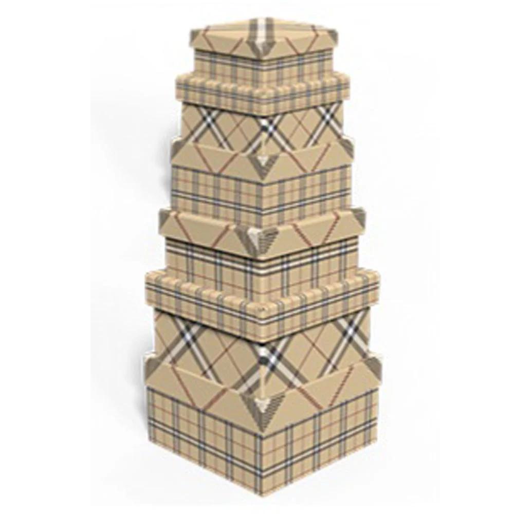 Ekstrafix Hediye Kutu Kare 6 Lı Burberry Hk-89
