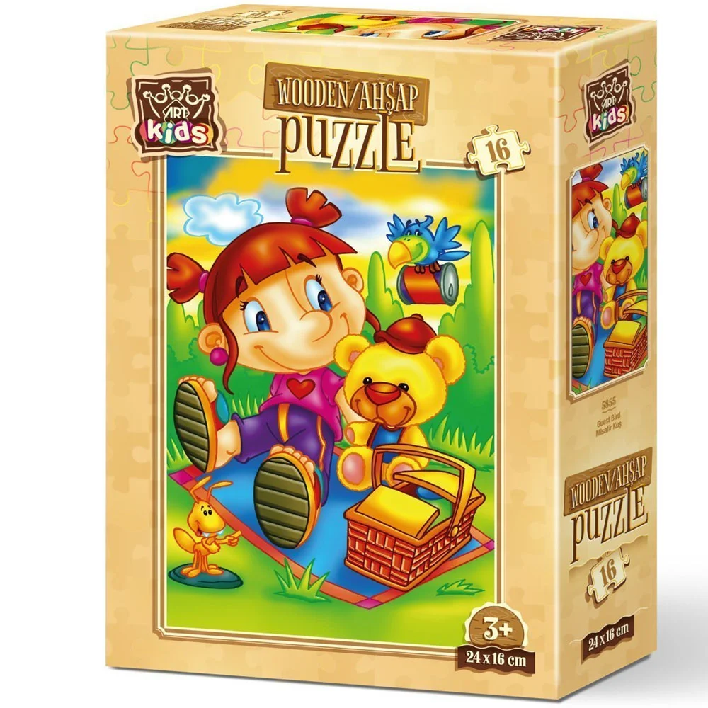 Art Puzzle 16 Parça Misafir Kuş 5855