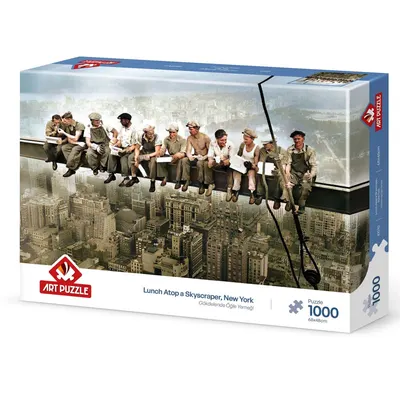 Art Puzzle 1000 Parça Gökdelende Öğle Yemeği 41010
