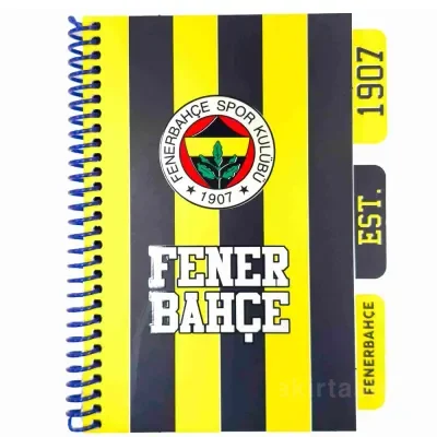 Fenerbahçe Bloknot Planlayıcı Ayraçlı Krt.kpk.spiralli 24 Lü Stand