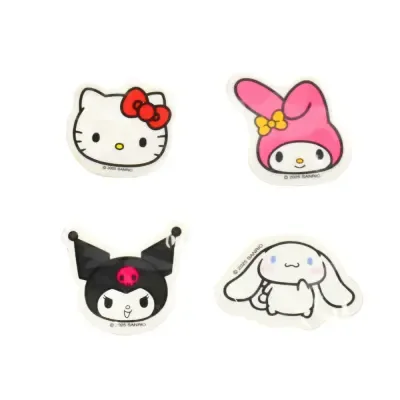 Kuromi Mymelody Cinnamorol Die Cut Silgi 24 Lü Stand (24x24) *576 612317