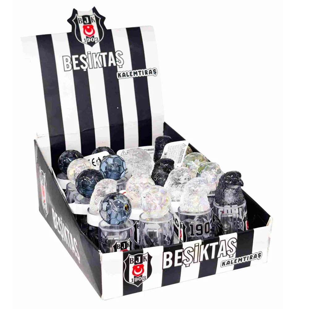 Beşiktaş Kalemtıraş Figürlü Yuvarlak Tüp 24 Lü 718600