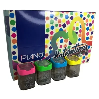 Piano Kalemtıraş Kare Neon 24 Lü Ckt-278