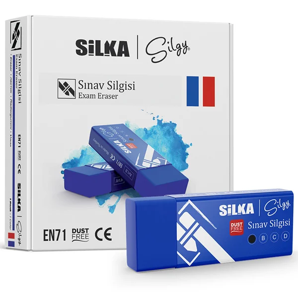 Silka Sınav Silgisi 24 LÜ Lacivert Art.9