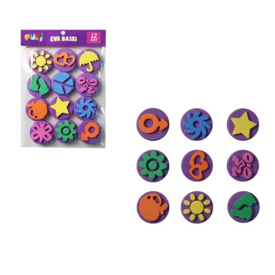 Puti Eva Baskı-12 Li Paket
