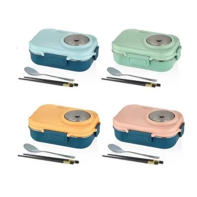 Vagonlife Beslenme Kutusu Lunch Box Paslanmaz Çelik 900 ML BL70100