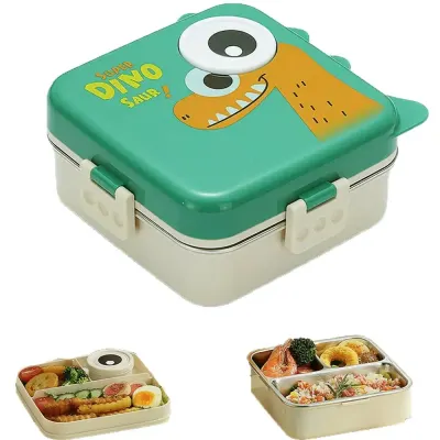 Vagonlife Beslenme Kutusu Lunch Box Paslanmaz Çelik 1120 ML Bl10082-s