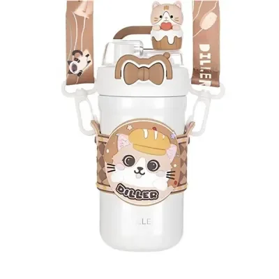 Diller Matara Kedi Figür Çelik Termos 490 Ml D9391