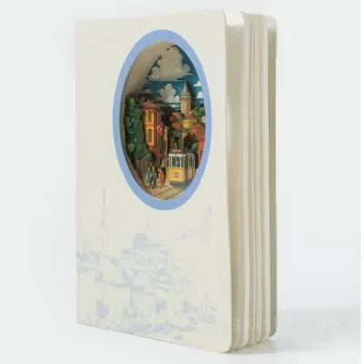 3d İstanbul Temalı Defter