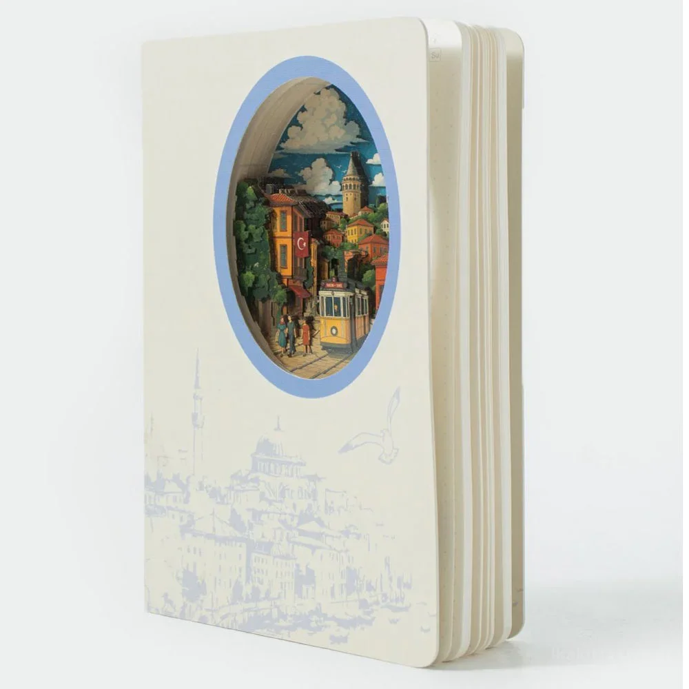 3d İstanbul Temalı Defter