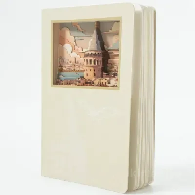 3d Galata Köprüsü Temalı Defter