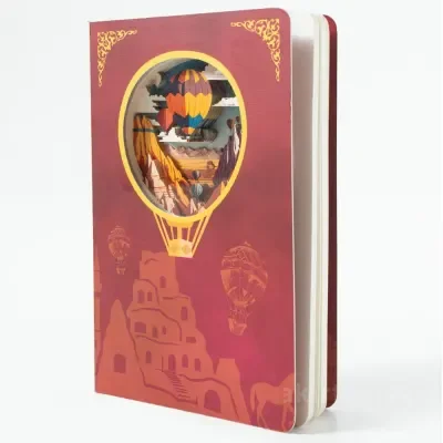 3d Kapodokya Temalı Defter