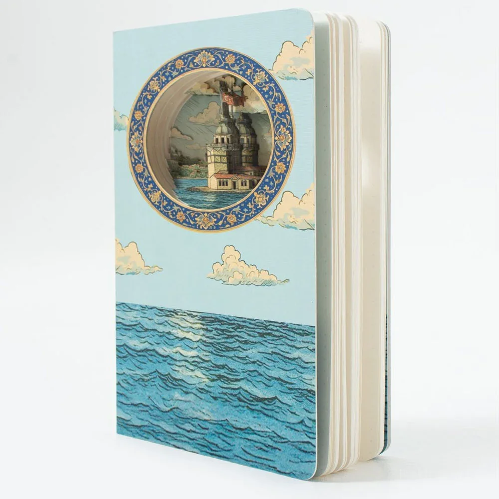 3d Kız Kulesi Temalı Defter