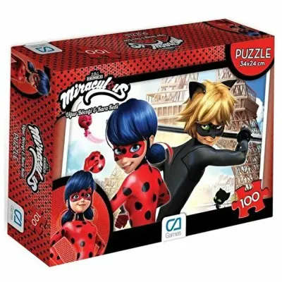 Ca Games Puzzle 100 - 1 Mıraculous 5002