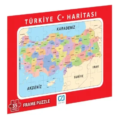 Ca Games Türkiye Haritası Frame Puzzle Cafrm-10150