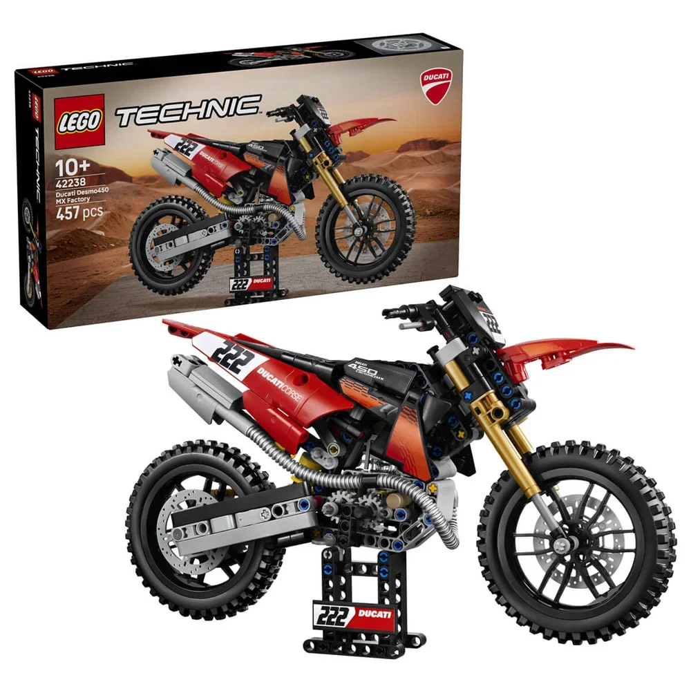 Lego Technic Ducati Desmo450 Mx Factory Motosiklet Adr-lmt42238
