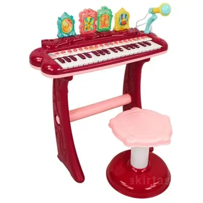 Learning Fun 37 Tuşlu Tabureli Mikrofonlu Pilli Pi Hbcv-7dvdzq