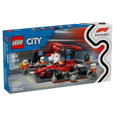 Lego Cıty F1 Pit Stop Ve Ekibi Adr-lsc60443