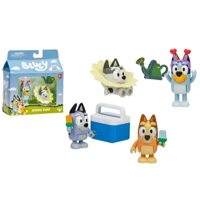 Neco Bluey 2Lı Fıgur Aksesuarlı Set - Asortı