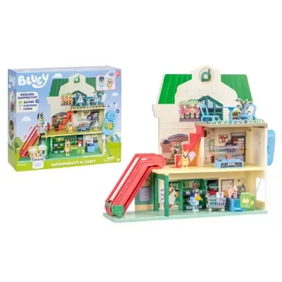 Bluey Süpermarket Oyun Seti ( 24 Ses Efektlı Ve Oz