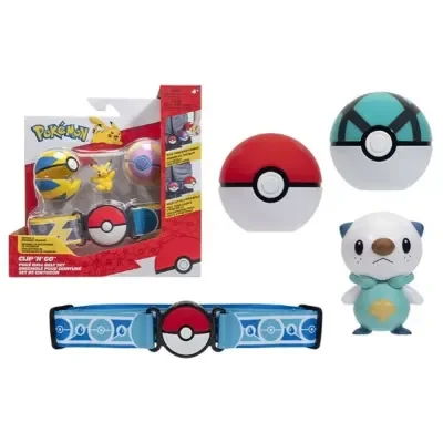 Pokemon Clip N Go Pokeball Kemer Ve Figür Seti Aso Neco-pok/95283-c