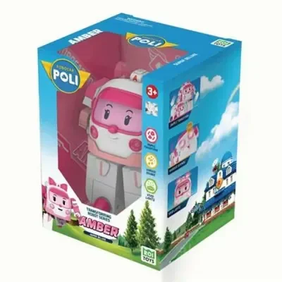 Robocar Poli Büyük Transforming Robot Amber sesli Neco-polı/mrt-687