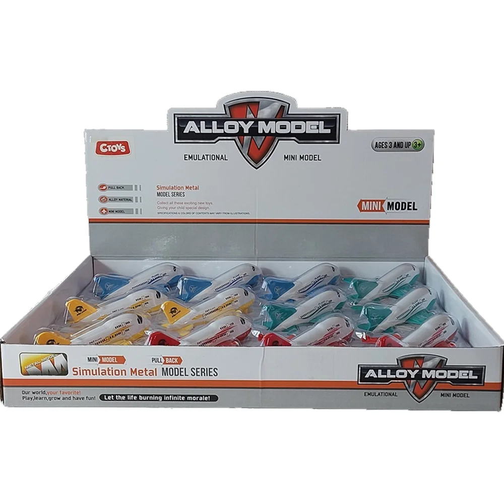 Ctoy oyuncak Çek Bırak Mini Yolcu Uçağı CTOY-9805,9806