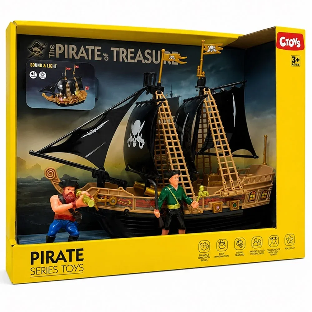 Ctoys 0807-36 Figürlü Korsan Gemisi