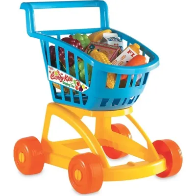 Dede Oyuncak Candy &amp; Ken Market Arabası Dolu 01369
