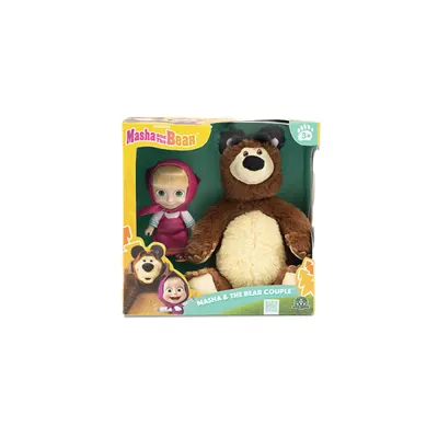 Masha&amp;Koca Ayı 20 Cm Pelus 12 Cm Bebek
