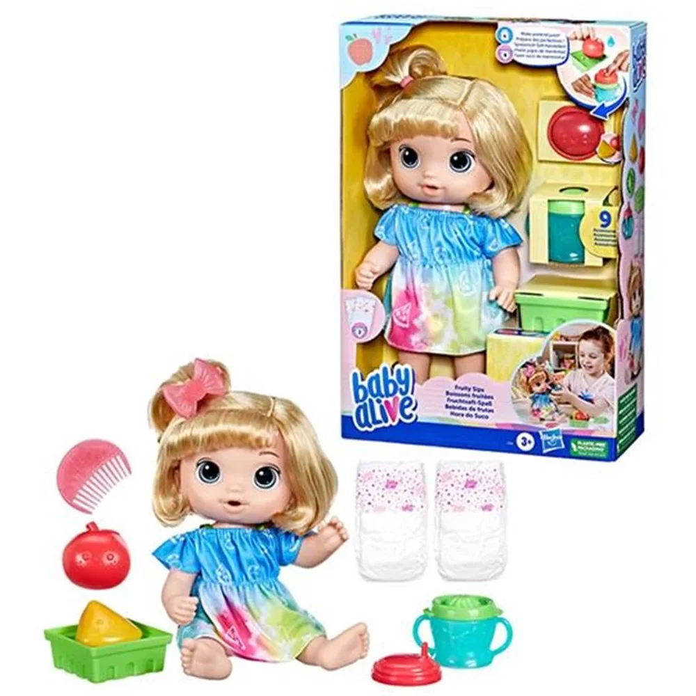 Baby Alive Bebeğimle Eğlenceli Yudumlar (Sarışın)