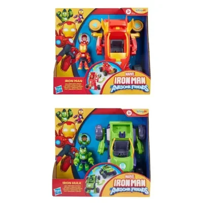 İron-man And His Awesome Friends 2in1 Mech Asorti Has-g1258