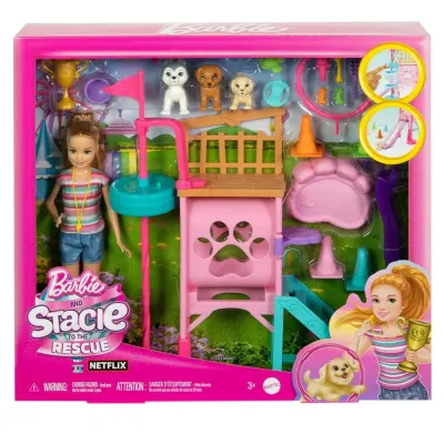 Barbie Stacie Nin Köpekçik Oyun Parkı