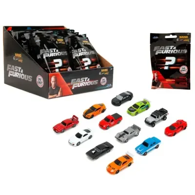 Jada Fast &amp; Furious Blind Pack Nano Cars SMB-9335404314R00