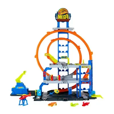 Hot Wheels Mega Loop Garaj Mtl-jbm74