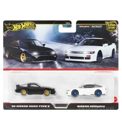 Hot Wheels Nissan 180 Sx &amp; Sileighty Mtl-jbk96