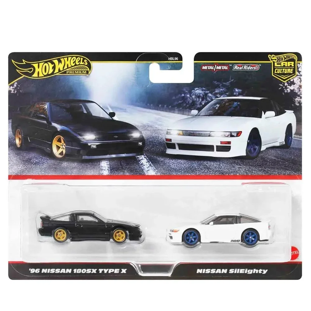 Hot Wheels Nissan 180 Sx &amp; Sileighty Mtl-jbk96