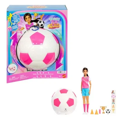 Barbie Team Barbie Roll &amp; Reveal Futbolcu Bebek Ve Mtl-jmk20