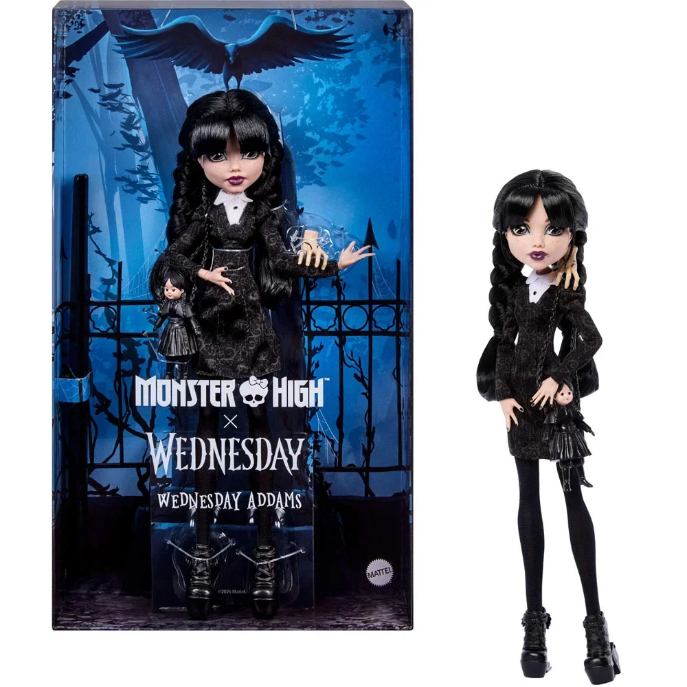 Monster High Koleksiyon Wednesday Addams Bebek Mtl-jnj91