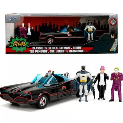 Batman Model Araba 1966 Class. Batmobile Deluxe 1:23