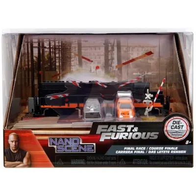 Jada Fast &amp; Furious Nano Train Scene Diorama