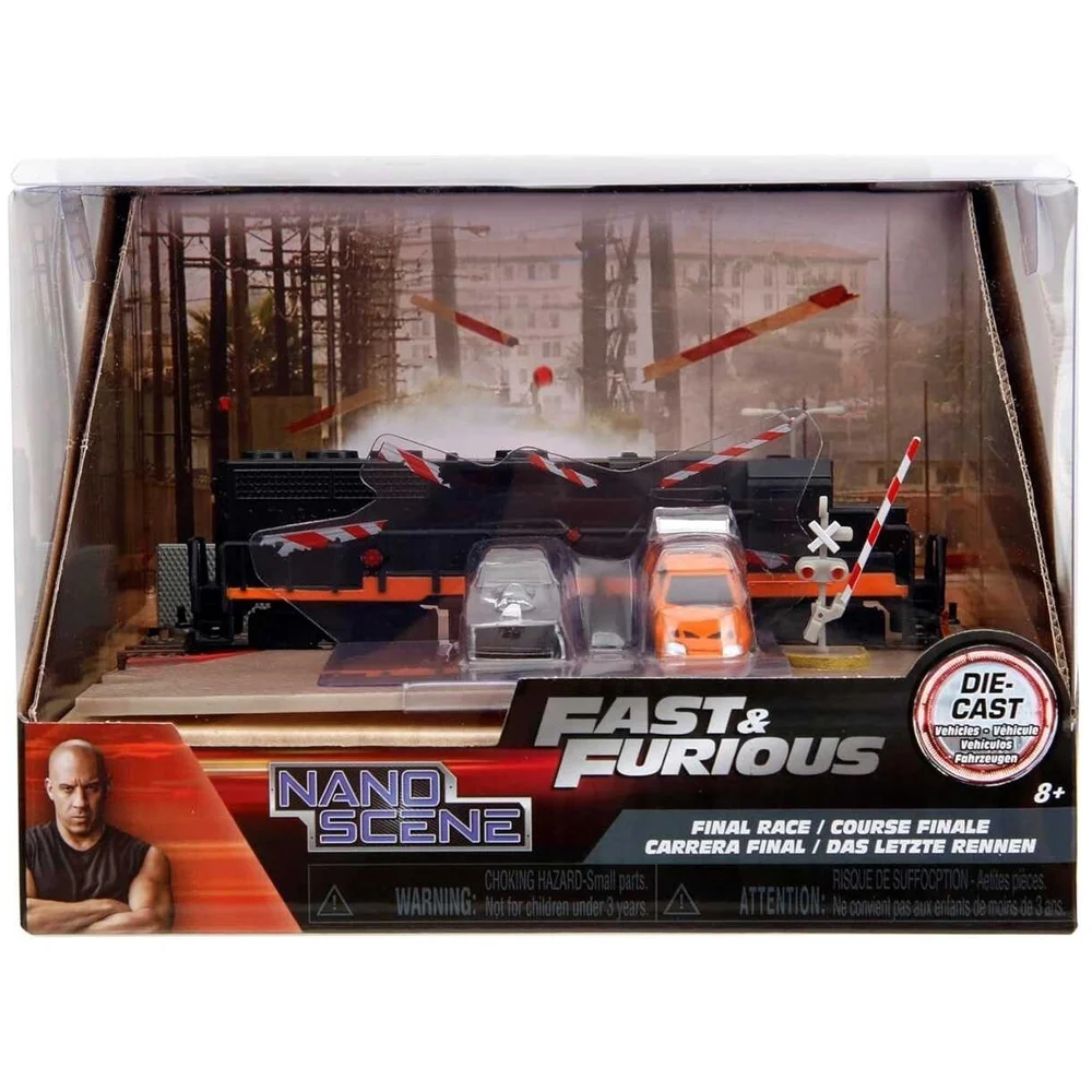 Jada Fast & Furious Nano Train Scene Diorama