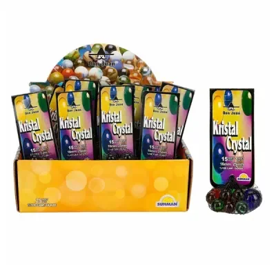 Sunman Oyuncak Kristal Renkli Misket 15+1 File S01002995
