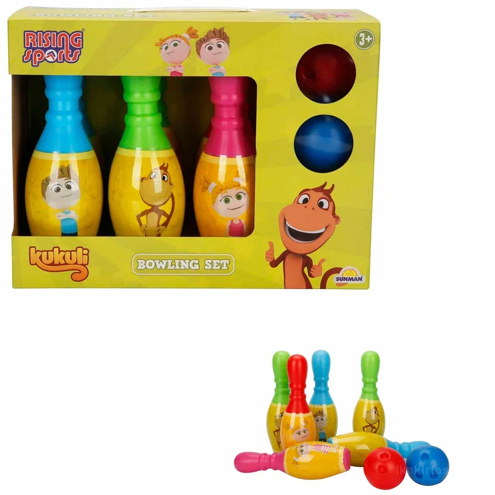 Sunman Bowling Set 6 Labut/2 Top Kukuli Kutulu Sun-s00004155