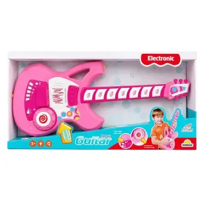 Sunman Gitar Fonk.tuşlu Askılı Pembe Sesli