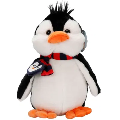 Sunman Oyuncak Peluş Penguen Oturan Atkılı 32cm SUN-S03001525