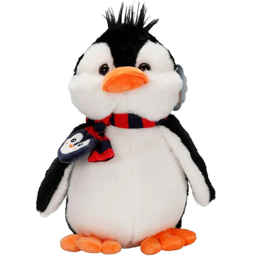 Sunman Oyuncak Peluş Penguen Oturan Atkılı 32cm SUN-S03001525