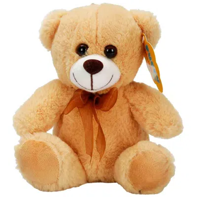 Sunman Oyuncak Peluş Ayı Oturan Kurdelalı 21cm3r. SUN-S01000998